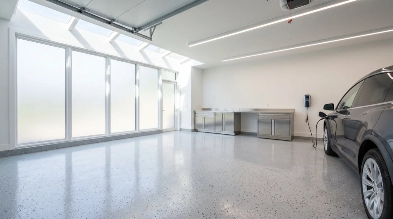 Metallic epoxy floor project, Twin City Epoxy Docs